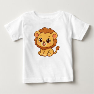 Camiseta Para Bebê Baby Lion
