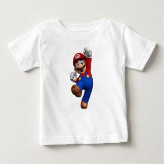 Camiseta Para Bebê Baby Mario Power-Up T-Shirt