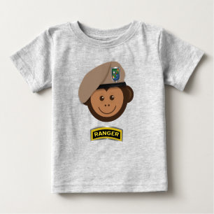 Camiseta Para Bebê Baby Monkey Ranger  