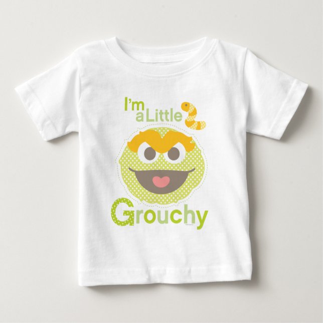 Camiseta Para Bebê Baby Oscar Grouchy (Frente)