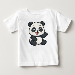 Camiseta Para Bebê Baby Panda