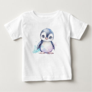 Camiseta Para Bebê Baby Penguin