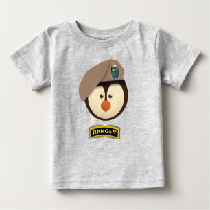 Camiseta Para Bebê Baby Penguin Ranger