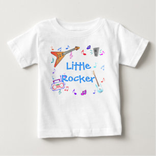Camiseta Para Bebê Baby Rocker Tee