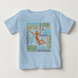 Camiseta Para Bebê Baby Romper, Basquete