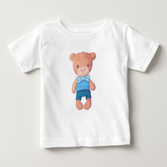 Camiseta Para Bebê Baby T-Shirt (Frente)