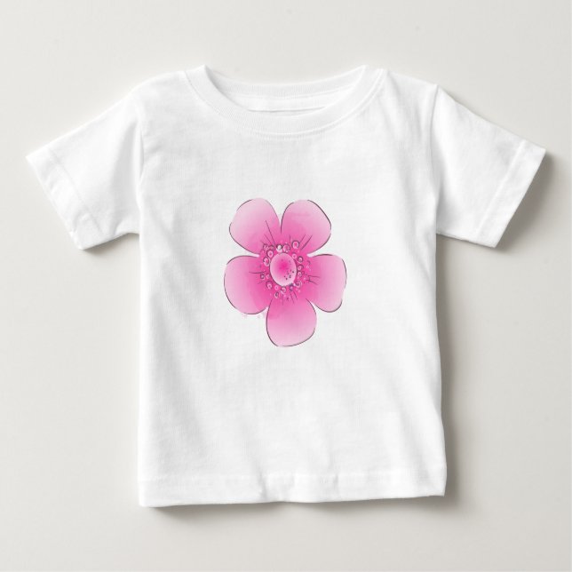 Camiseta Para Bebê Baby T-Shirt (Frente)