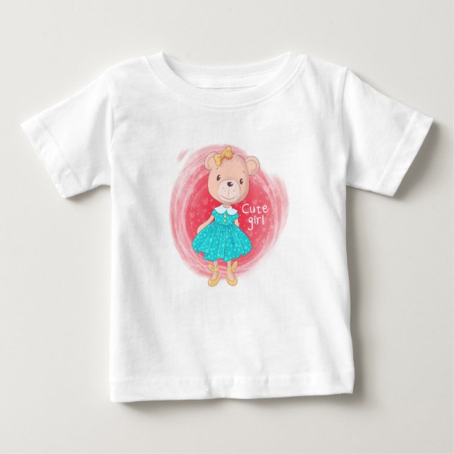 Camiseta Para Bebê Baby T-Shirt (Frente)