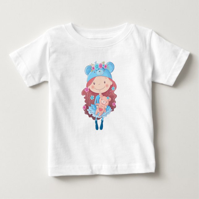 Camiseta Para Bebê Baby T-Shirt (Frente)