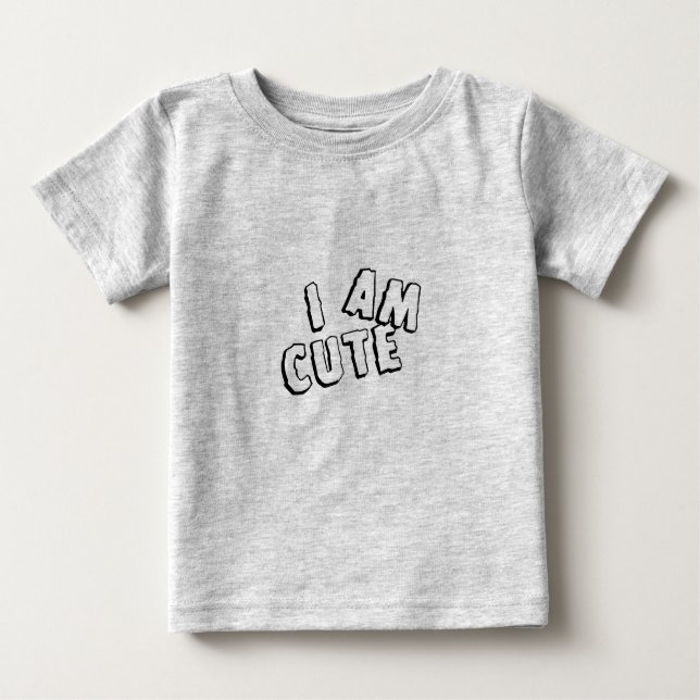 Camiseta Para Bebê Baby T-Shirt (Frente)