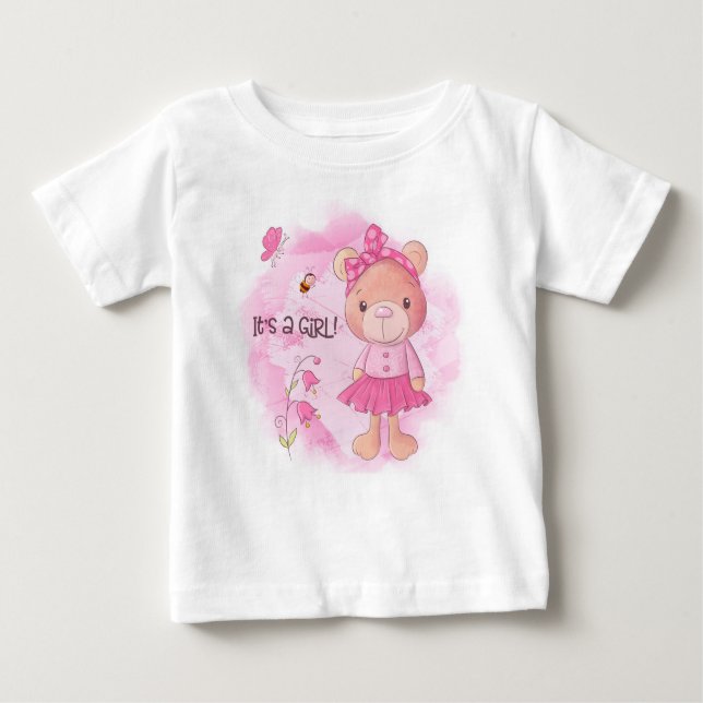 Camiseta Para Bebê Baby T-Shirt (Frente)