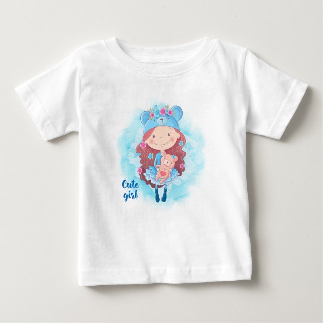 Camiseta Para Bebê Baby T-Shirt (Frente)