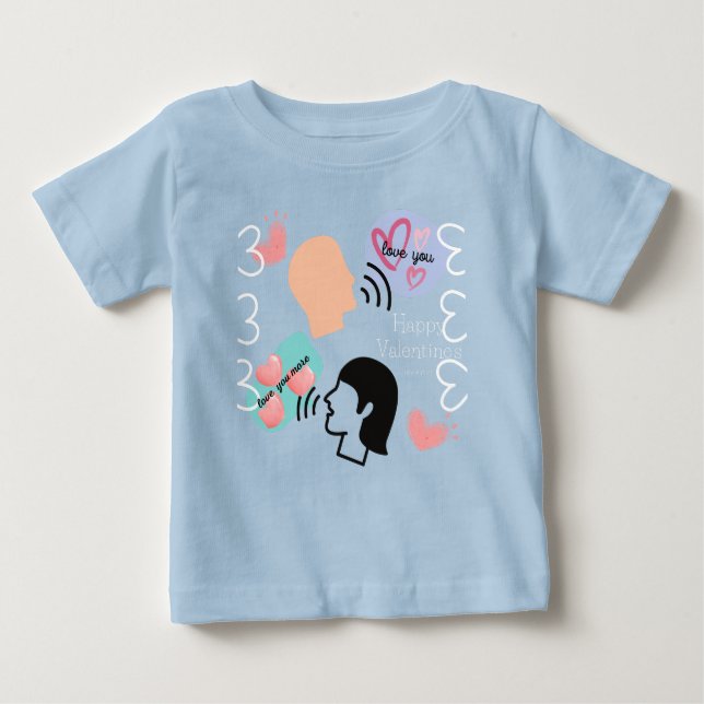 Camiseta Para Bebê Baby T-Shirt (Frente)