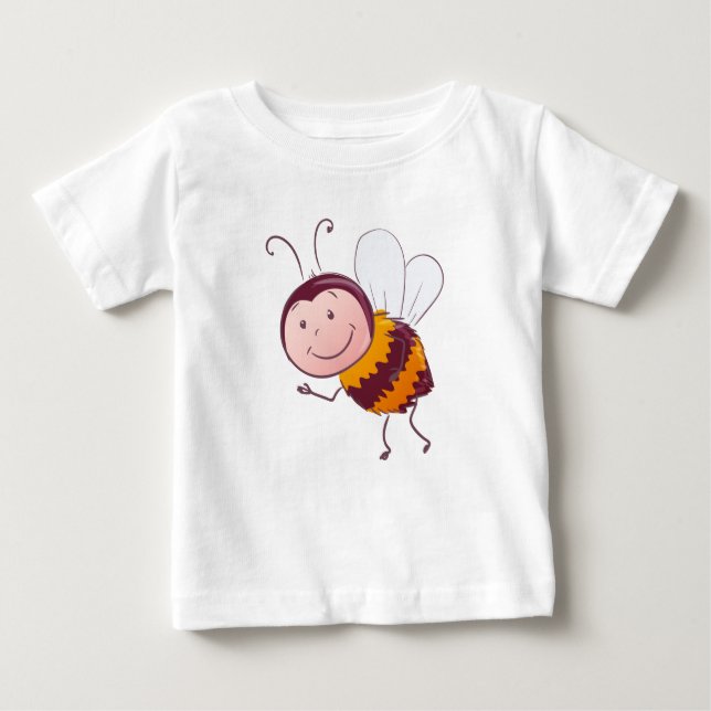 Camiseta Para Bebê Baby T-Shirt (Frente)