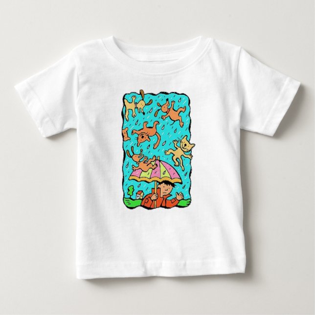 Camiseta Para Bebê Baby T-Shirt Cat (Frente)