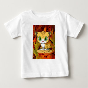 Camiseta Para Bebê Baby T-Shirt Cat