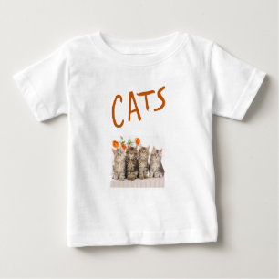 Camiseta Para Bebê Baby T-Shirt Cat