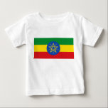 Camiseta Para Bebê Baby T-Shirt com bandeira da Etiópia<br><div class="desc">Esta adorável Camiseta Bebê com a Bandeira da Etiópia é a maneira perfeita de mostrar o orgulho etíope de uma forma na moda e confortável. Projetada com as cores vibrantes da bandeira etíope, esta camiseta é um excelente adicional ao guarda-roupa de qualquer pessoa pequena, seja para o visto do dia...</div>