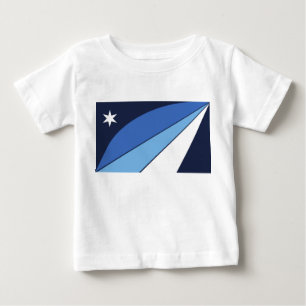 Camiseta Para Bebê Baby T-Shirt com bandeira de Columbia, SC