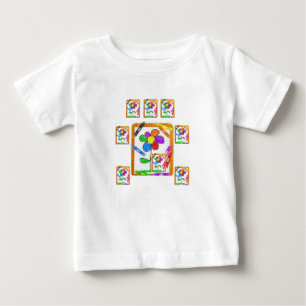 Camiseta Para Bebê Baby T-Shirt Crayon