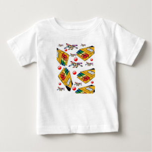 Camiseta Para Bebê Baby T-Shirt Crayon