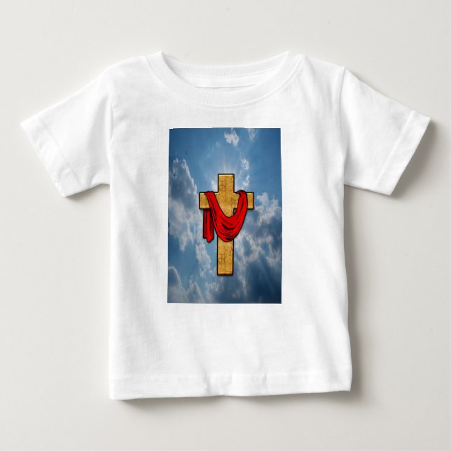 Camiseta Para Bebê Baby T-Shirt Cross (Frente)