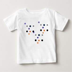 Camiseta Para Bebê Baby T-Shirt - Design Geométrico Única