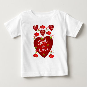 Camiseta Para Bebê Baby T-Shirt God