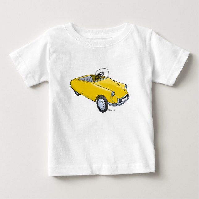 Camiseta Para Bebê Baby t-shirt met afbeelding Citroën DS trapauto (Frente)
