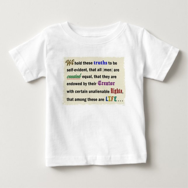 Camiseta Para Bebê Baby t-shirt or one-piece. (Frente)