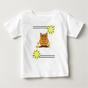 Camiseta Para Bebê Baby T-Shirt Owl