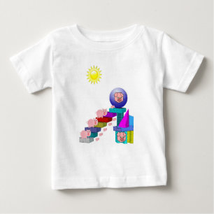 Camiseta Para Bebê Baby T-Shirt Pig