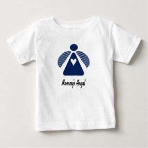 Camiseta Para Bebê Baby Tee Anjo da Mamãe