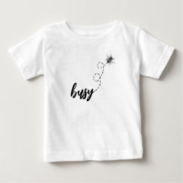 Camiseta Para Bebê Baby Toddler T-Shirt - Abelha Ocupada