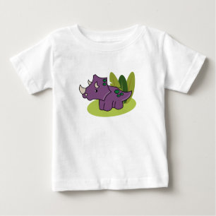 Camiseta Para Bebê Baby Triceratops Baby T Shirt