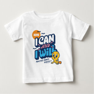 Camiseta Para Bebê Baby TWEETY™ - Eu Posso E Eu Vou