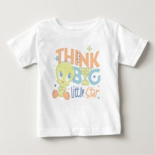 Camiseta Para Bebê Baby TWEETY™ - Pense em uma estrela grande
