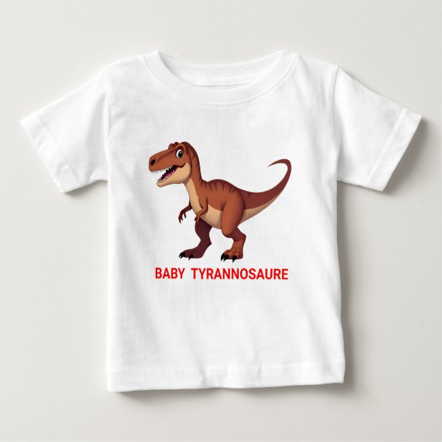 Camiseta Para Bebê Baby Tyrannosaure (Frente)