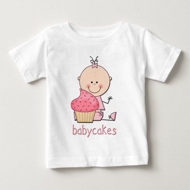 Camiseta Para Bebê Babycakes (Frente)