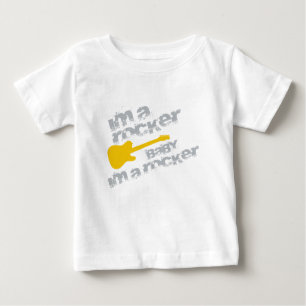 Camiseta Para Bebê BabyImARocker.png