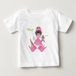 Camiseta Para Bebê Babysaurus