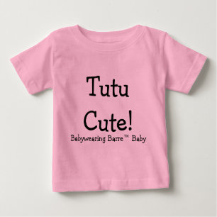 Camiseta Para Bebê Babyvestindo Barre Tutu Cute