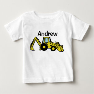 Camiseta Para Bebê backhoe, Andrew