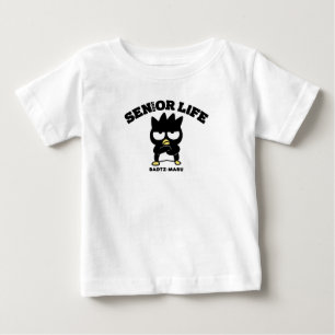 Camiseta Para Bebê Badtz Maru Turma de 2020 Senior Life Idosos Escola