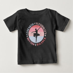 Camiseta Para Bebê Bailarina Dançarina de Ballet - Valores de Mentali