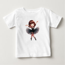 Camiseta Para Bebê Bailarino de Ballet