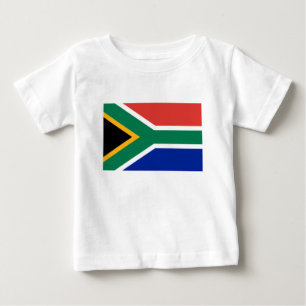 Camiseta Para Bebê Baixo custo! Bandeira da África do Sul