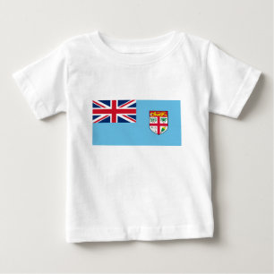 Camiseta Para Bebê Baixo custo! Sinalizador Fiji