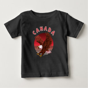 Camiseta Para Bebê Bald Eagle Wildlife - Canadá
