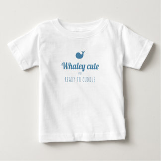 Camiseta Para Bebê Baleia branca